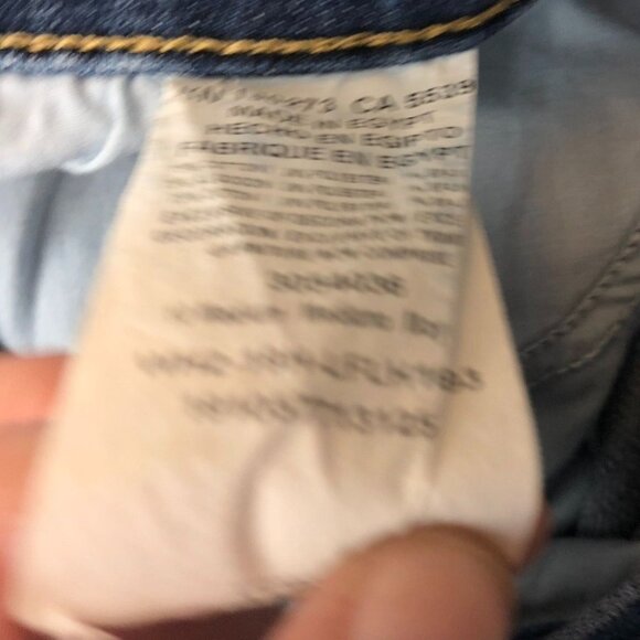 Lee Womens Jeans Size 4 Blue Denim Relaxed Fit Straight Leg Mid Rise Medium Wash - Picture 10 of 14